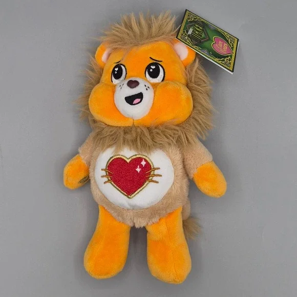 Care Bears x Wicked Brave Heart Lion Cowardly Lion Plush Stuffed Animal NWT 2025