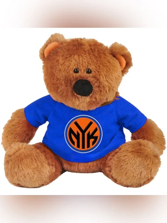 New York Knicks NBA Finals Champs Traditional Plush Bear – Royal Blue – Like New