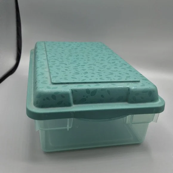 Vintage Rubbermaid Green 0286 High‎ Top Storage Box