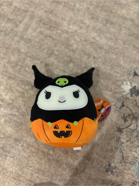 Sanrio Kuromi Halloween Pumpkin Plush