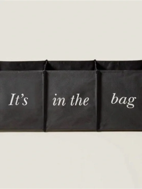 Kate SpadexTarget - Black 'It's in the bag' Foldable Storage Organizer