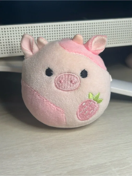 Strawberry Cow Mini Squishmallow