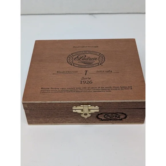 Padron‎ Serie 1926 No. 9 Wooden Cigar Box Empty Wood Humidor Style Storage Box
