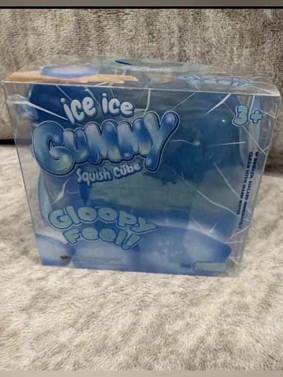 Squish Cube - Blue Gooey Sensory Toy