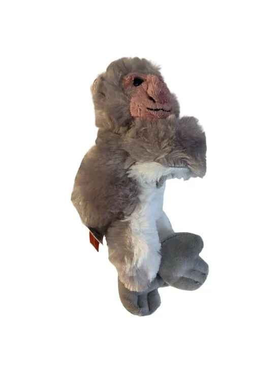 Wild Republic Monkey Plush Slap Bracelet Gray 7