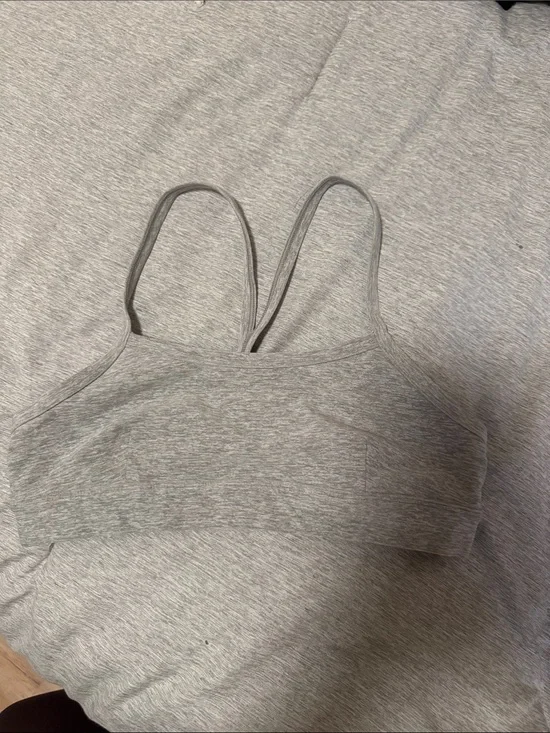Gray Alo sports bra