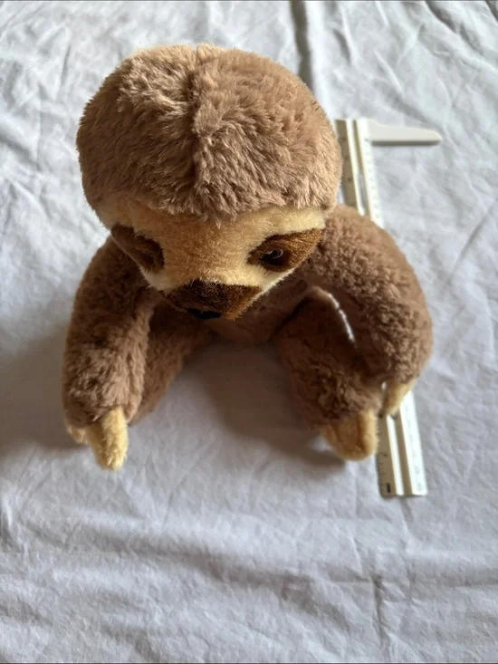 Brown Sloth Plush Stuffed Animal - Soft Cuddly Toy