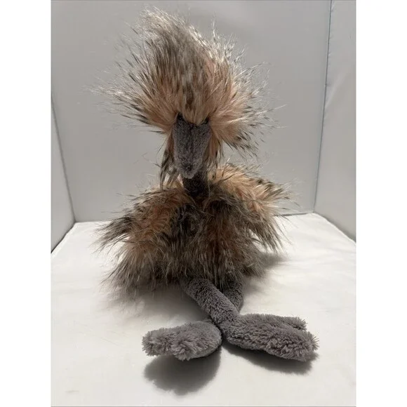 Retired Jellycat Odette Ostrich Plush, Jellycat London Ostrich Stuffed Animal