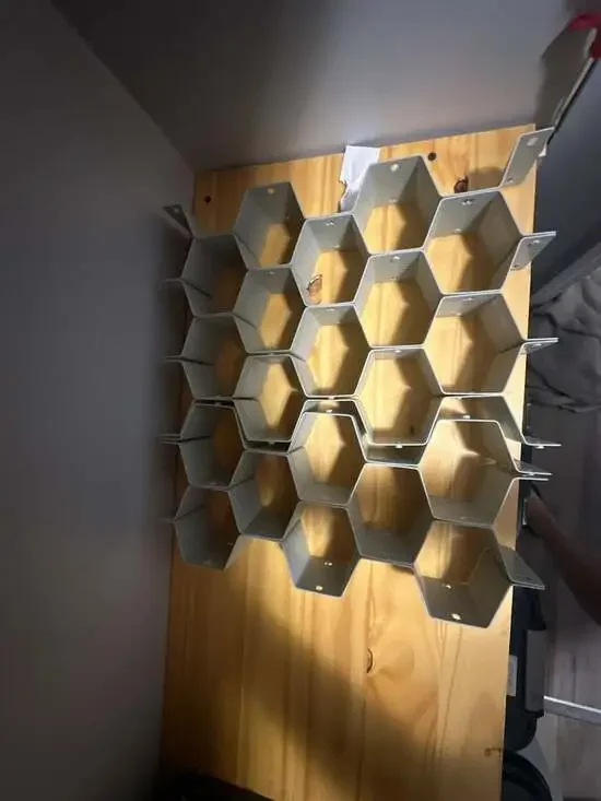 Adjustable Honeycomb Drawer Organizer for Underwear, Socks, and Accessories
