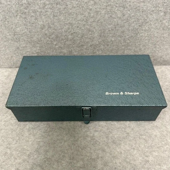 Brown & Sharpe Metal Case Only for 599-7744 Magnetic Base Indicator Set VINTAGE!