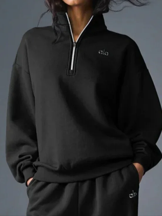 Alo Accolade 1/4 Zip Pullover Sweater