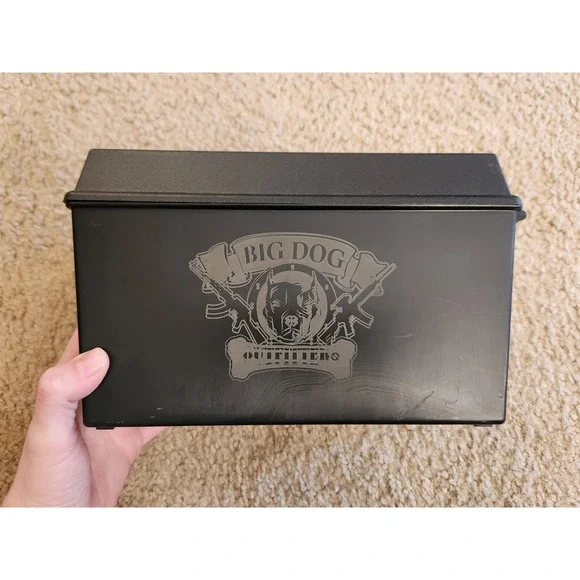 Hornady Big Dog Outfitters Black Plastic Ammo Can Storage Box with Handle