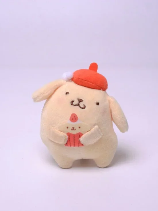 Sanrio | Furyu Pompompurin Strawberry plush keychain