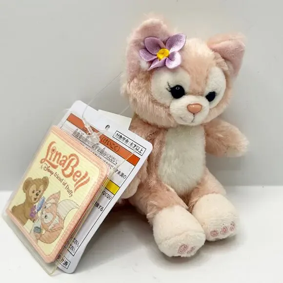 Japan Tokyo Disney Sea Resort Duffy & Friend's Lina Bell Plush Keychain Strap