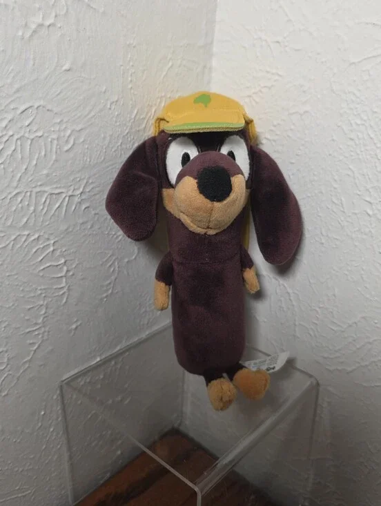 Bluey Friends Snickers Plush Moose Stuffed Animal Brown Dacshund Wiener Dog 7