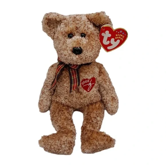 Ty Beanie Baby 2002 Signature Bear Plush 8.5