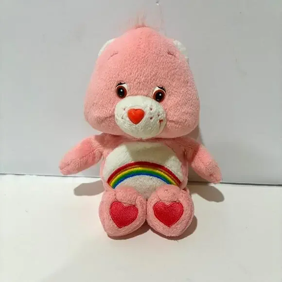 2002  Care Bears Cheer Bear Rainbow Pink 8