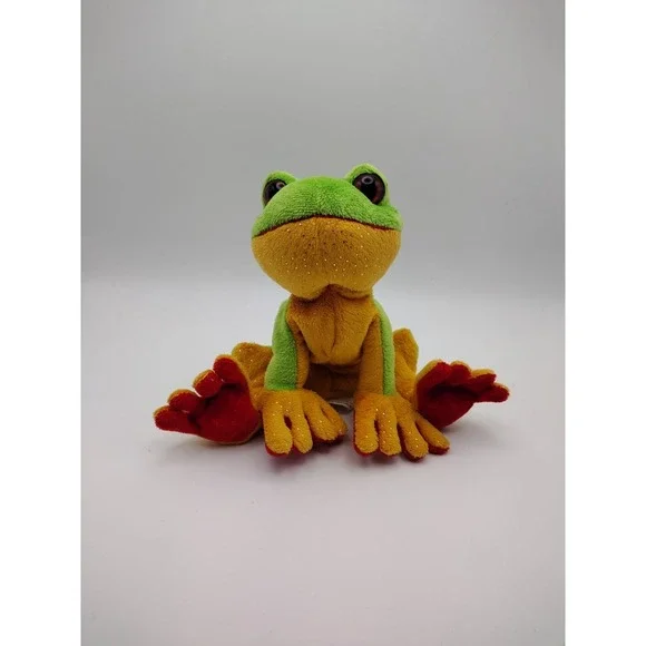 GANZ LIL' KINZ Tree Frog Plush Stuffed Animal 7