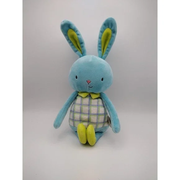 Bunnies By The Bay Bunny Blue Plush Stuffed Animal Butterflies 2022 Easter