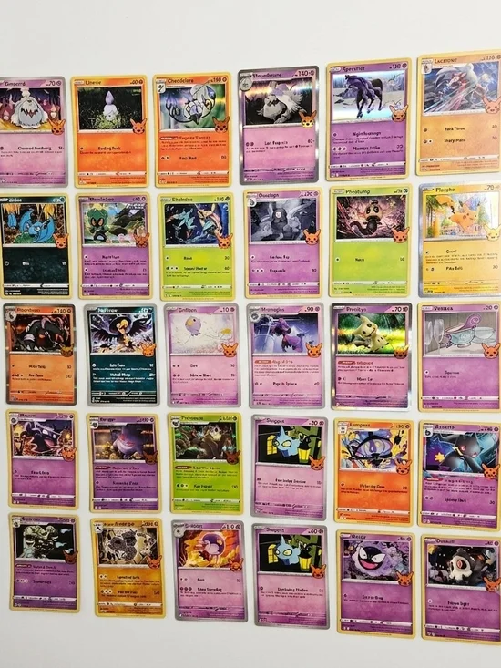 Pokemon Trick or Trade Halloween Complete 30 Card Set