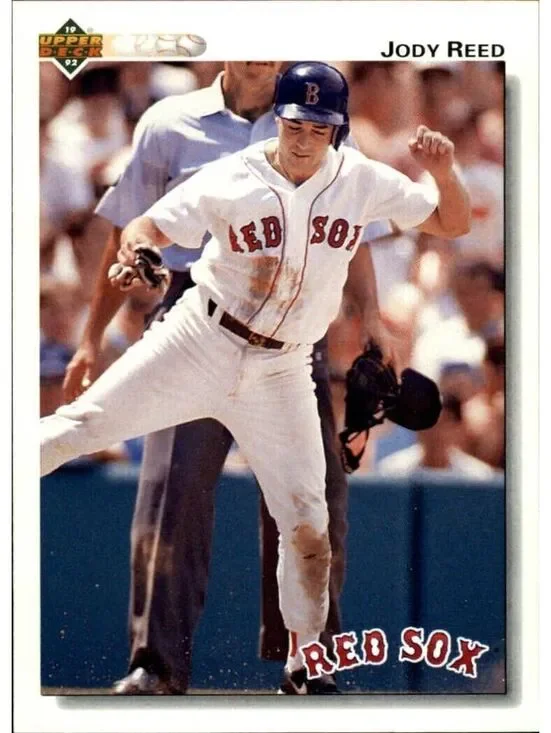 Jody Reed 1992 Upper Deck MLB #404 Baseball Card Boston Red Sox