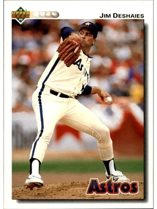 Jim Deshaies 1992 Upper Deck MLB #297 Baseball Card Houston Astros