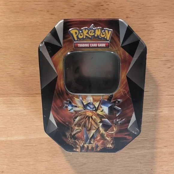 Pokemon TCG Necrozma Prism Tin‎ Empty Card Storage Dusk Mane Dawn Wings 2018
