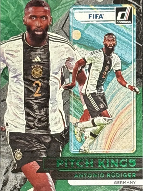 Panini Donruss Pitch Kings Antonio Rudiger Soccer Card