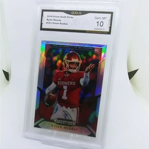 2019 Prizm Drafts Picks Kyler Murray #101 Prizm Rookie GMA 10