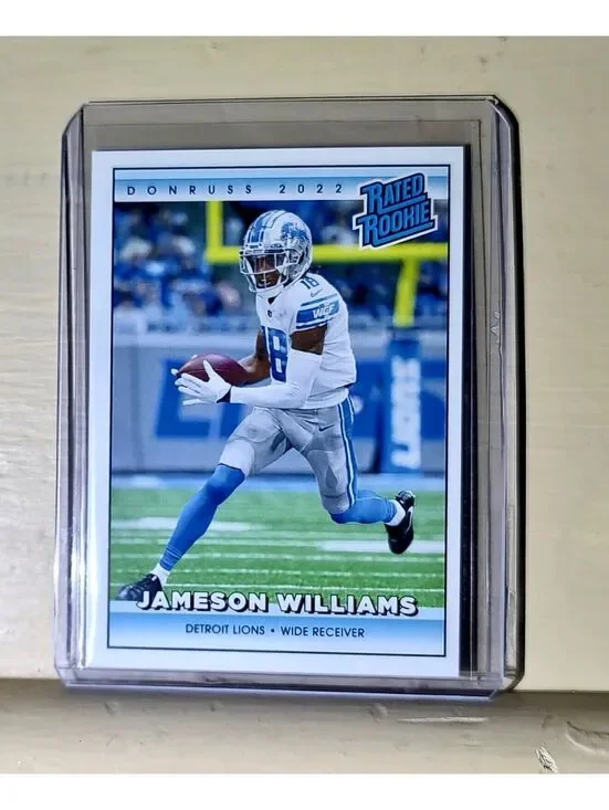 Jameson Williams 2022 NFL Panini #7 Rated Rookie Retro Football Card 1/4094