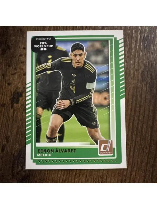 2026 Panini Donruss Road to FIFA WC Edson Álvarez Mexico Green /5 JERSEY MATCH