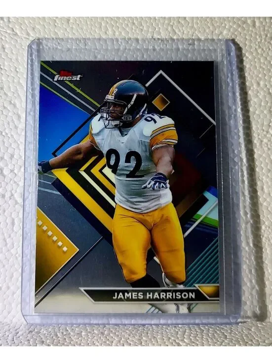James Harrison 2023 Topps Finest NFL #231 Football Card Pittsburgh Steelers