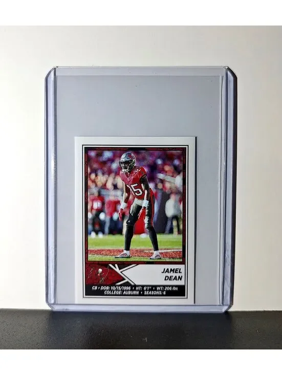 Jamel Dean 2024 Panini NFL Sticker #485 Tampa Bay Buccaneers