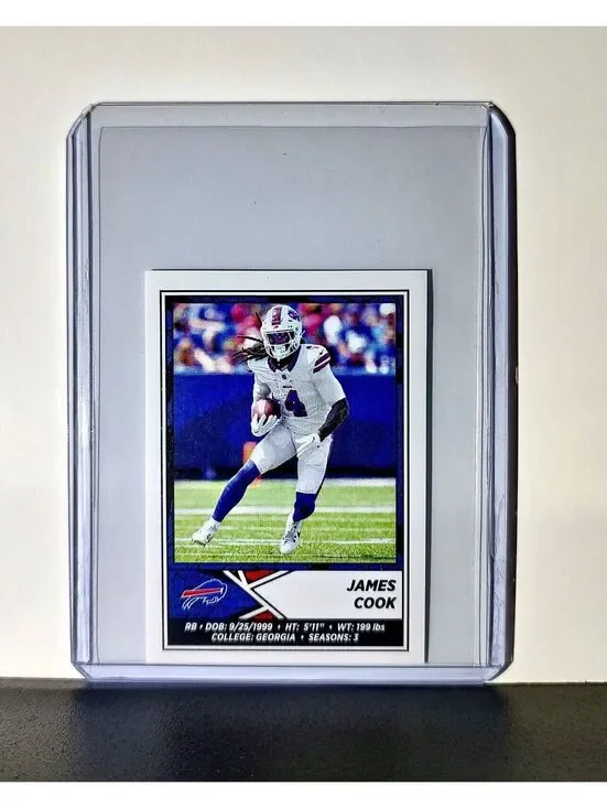 James Cook 2024 Panini NFL Sticker #44 Buffalo Bills