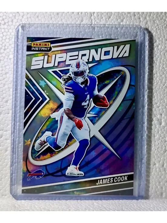 James Cook 2023 Panini NFL #12 Supernova Football Card Buffalo Bills 1/481