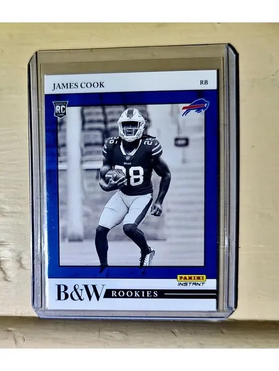 James Cook 2022 Panini NFL Black & White Rookies #22 Football Card 1 of 649