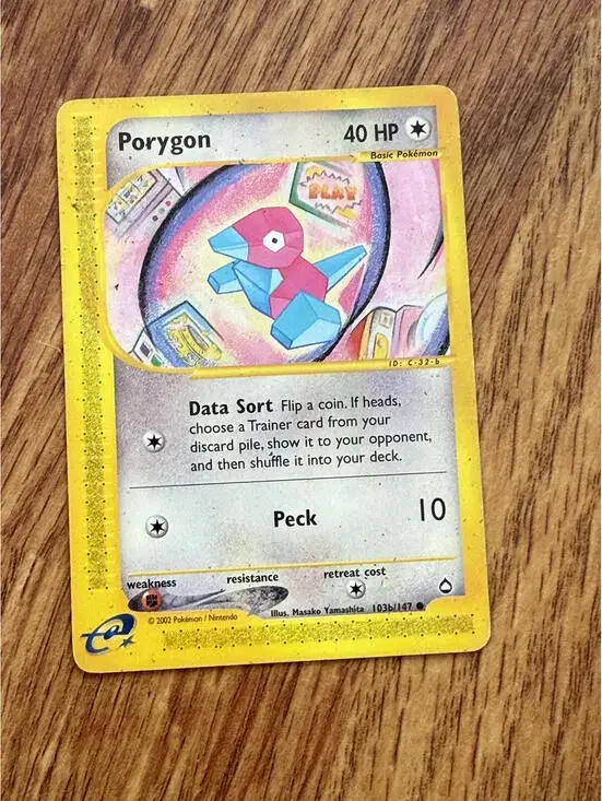Pokemon - Single Trading Card - Porygon 103b/147
