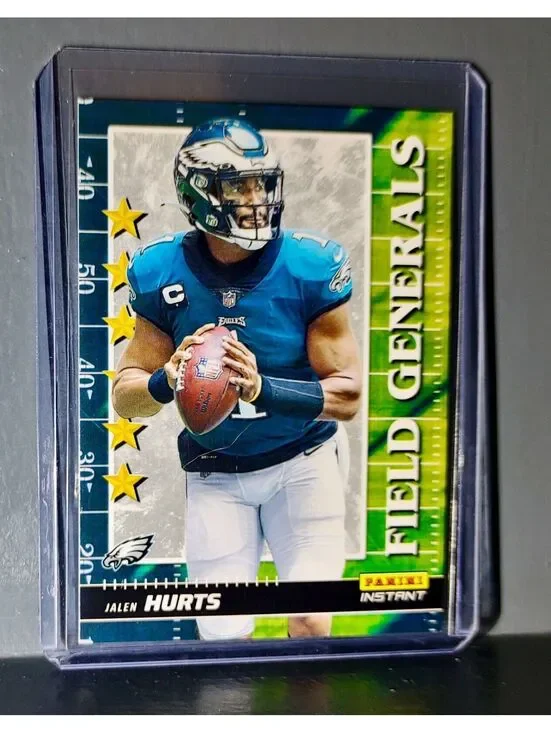 Jalen Hurts 2021 Panini NFL Field Generals #26 Rookie Card 1 of 2088 Eagles