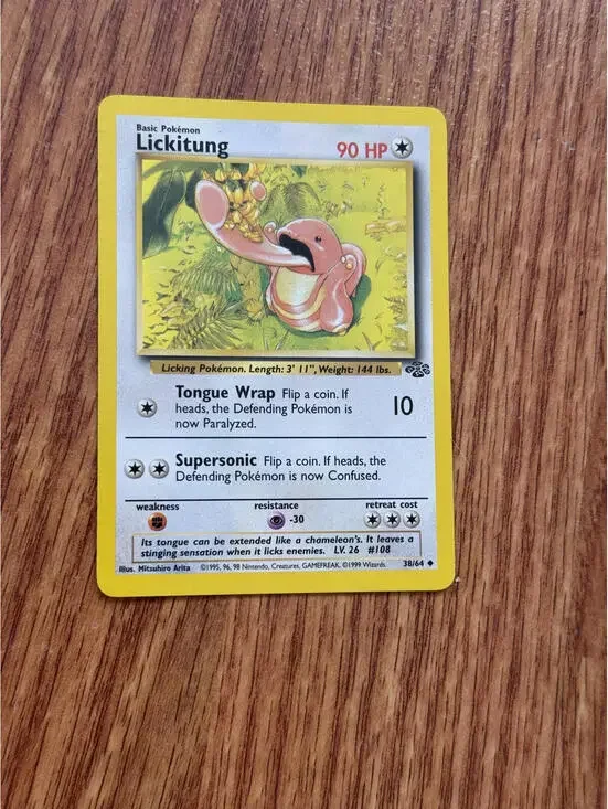Pokemon - Single Trading Card - Lickitung 38/64