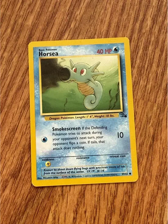 Pokemon - Single Trading Card - Horsea 49/62