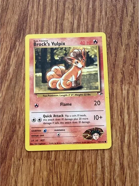 Pokemon - Single Trading Card - Brock's Vulpix 73/132
