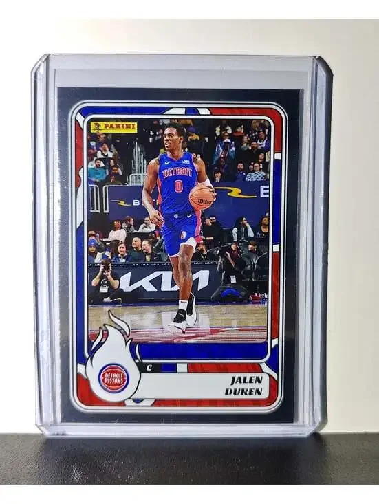 Jalen Duren 2024-25 Panini NBA #50 Foil Sticker Card Detroit Pistons