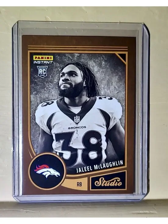 Jaleel McLaughlin 2023 Panini NFL Studio Rookies #16 Rookie Card 1/370