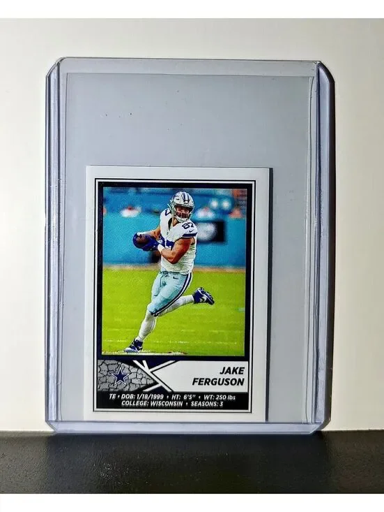 Jake Ferguson 2024 Panini NFL Sticker #303 Dallas Cowboys