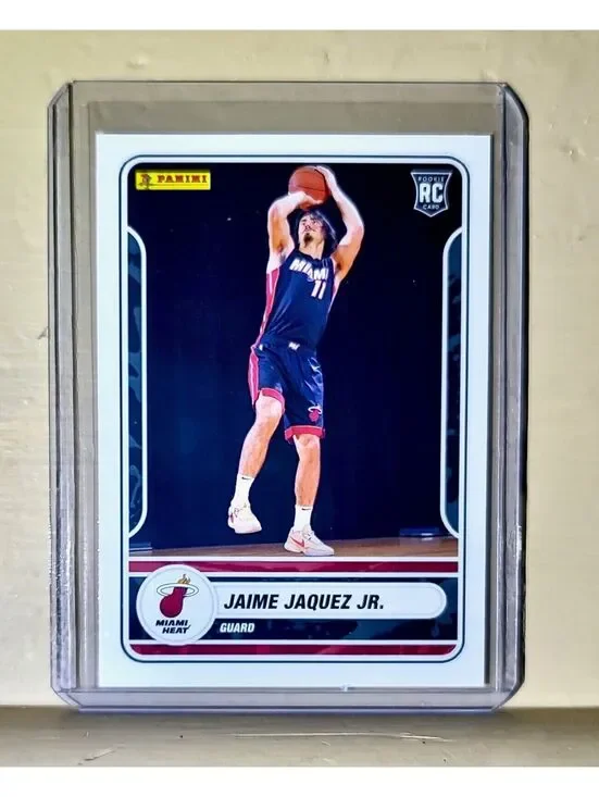 Jaime Jaquez Jr. 2023-24 Panini NBA Basketball #87 Rookie Card Miami Heat