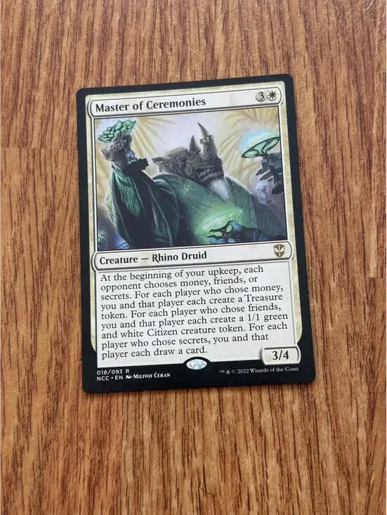 MTG - Single Trading Card - Master of Ceremonies #18
