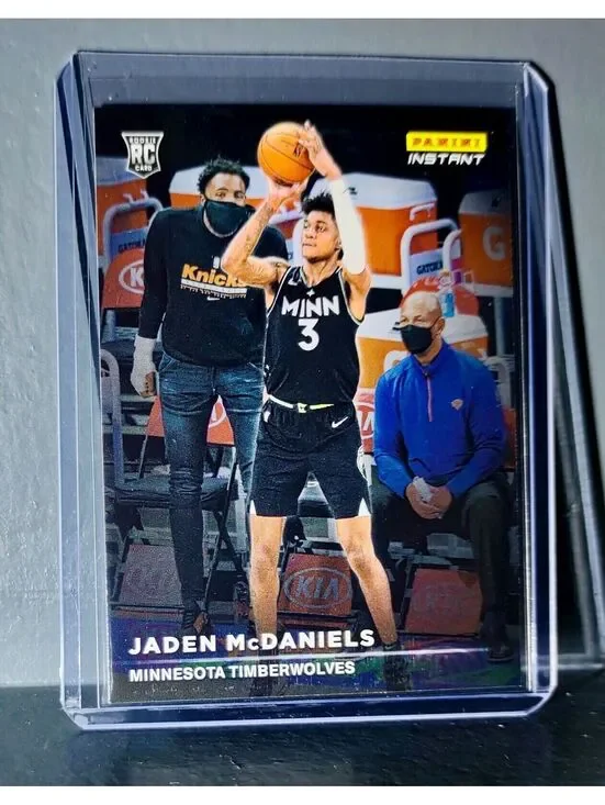 Jaden McDaniels Rookie Spotlight 2020-21 Panini NBA #27 Card 1 of 1397