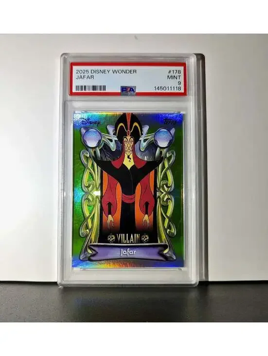Jafar 2025 Topps Disney Wonder #178 Card Aladdin PSA 9