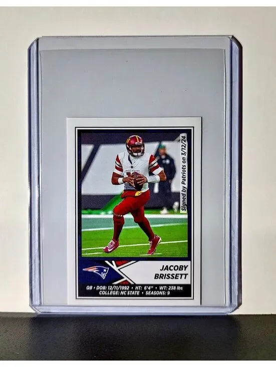Jacoby Brissett 2024 Panini NFL Sticker #75 New England Patriots