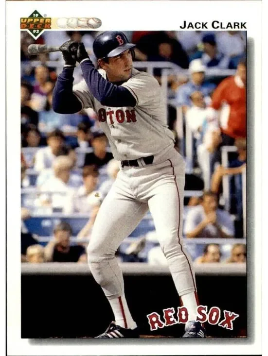 Jack Clark 1992 Upper Deck MLB #521 Baseball Card Boston Red Sox